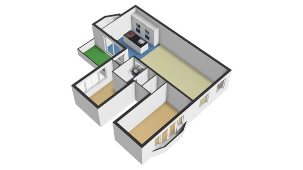 Floorplan - Heemraadssingel 92c, 3021 DE Rotterdam